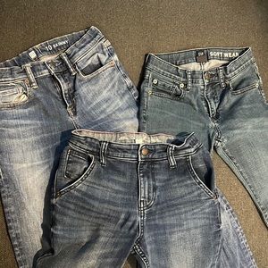 🛍️🛍️ 3 GAP/Cat&jack  SIZE 10 KIDS jeans bundle